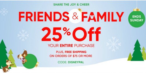 Disney Store: 25% Off Entire Purchase In Store AND Online = $1.49 Mini Tsum Tsum Plush (Reg. $6)