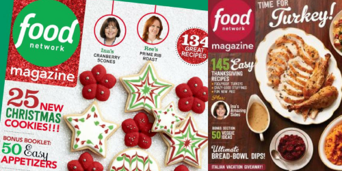 Food Network Magazine ONLY 45¢ Per Issue For New Subscribers