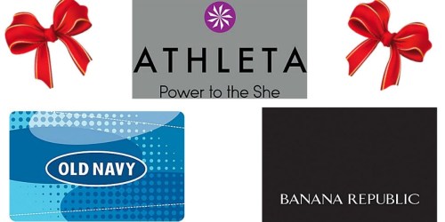 Staples.online: 20% Off Old Navy, Banana Republic & Athleta Gifts Cards