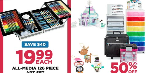 Michaels: Artist’s Loft All-Media 126-Piece Art Set Only $19.99 (Reg. $59.99) + More Doorbuster Deals