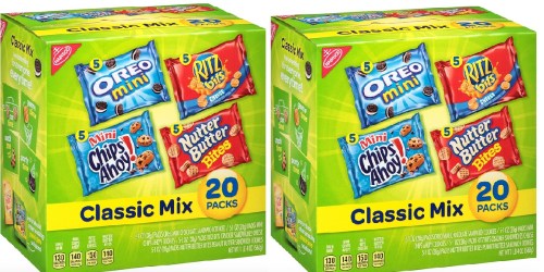 Amazon: Nabisco Snack Mix 20-Count Box Only $6.74 (Just 34¢ Per Snack) Add-On Item