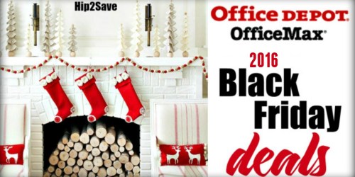 Office Depot/Office Max: 2016 Black Friday Deals