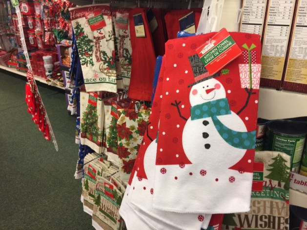 Christmas towels 