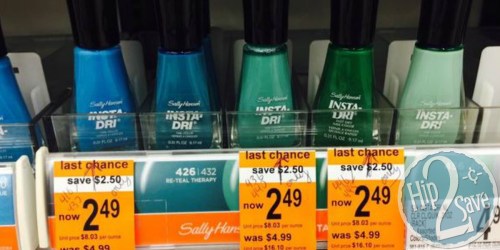 Walgreens: Possible Sally Hansen Nail Polish as Low as $1.49 Each (After Rewards)