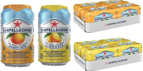 Amazon: San Pellegrino Sparkling Beverage 24-Pack Only $11.87 Shipped (49¢ Per Can)