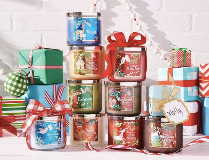 Bath & Body Works 3-wick candles