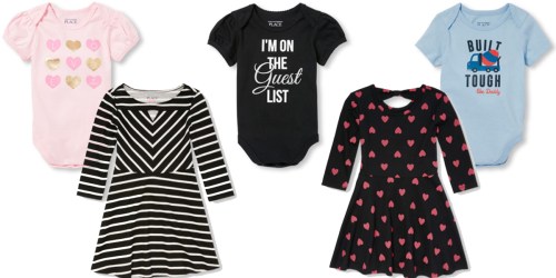 The Children’s Place: 75% Off Clearance + Free Shipping = Baby Bodysuits $2.48 Shipped & More