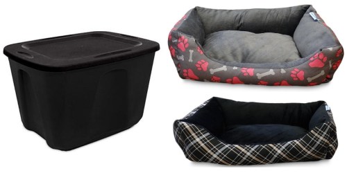 Kmart: 18-Gallon Tote Only $3.89 AND Pet Beds Only $3