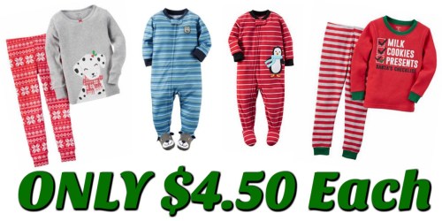 JCPenney: Carter’s Pajamas ONLY $4.50 Each (Regularly $20) – Possibly Tonight Only!