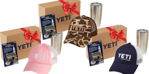 YETI onlinebo Gift Pack $39.99 Shipped (Includes 20oz Rambler Tumbler, Retro-Style Bottle Opener & Hat)