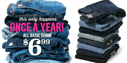 The Children’s Place: ALL Basic Denim Just $6.99 (In-Store Only) or Just $7.99 Shipped Online