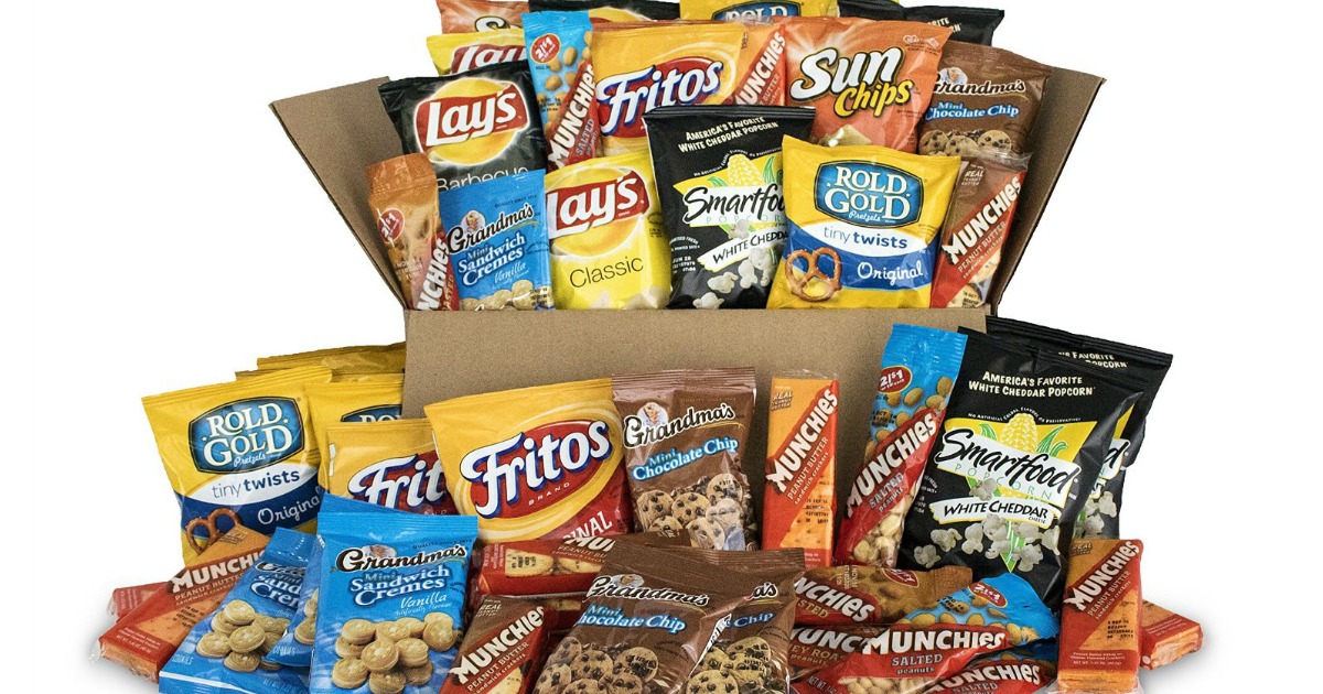 assorted bags of frito-lay chips