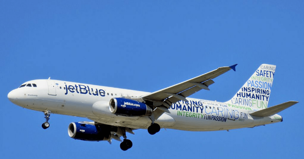 Jet blue airlines jet