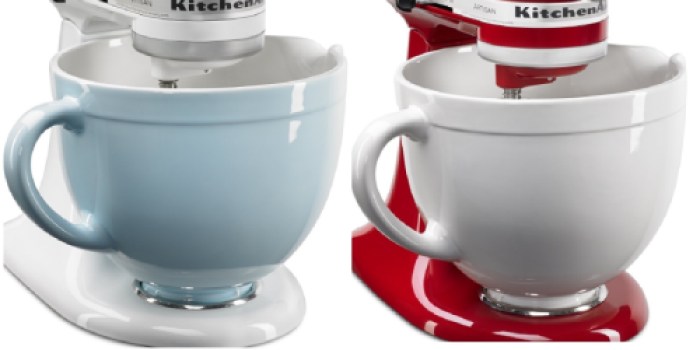 KitchenAid 5-Quart Stand Mixer Ceramic Mixing Bowl ONLY $25.49 Shipped (Regularly $115)