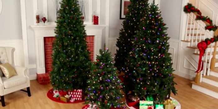 Over 50% Off Artificial Christmas Trees = 6.5′ Pre-Lit Tree w/ 500 Lights ONLY $49.99 Shipped