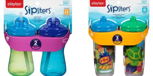 Target: Playtex Sipsters 2-Pack Sippy Cups Only $4.79 (After Gift Card)