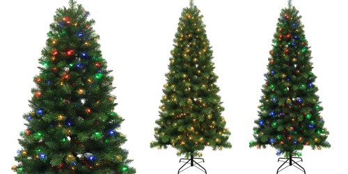 Lowe’s: 7.5-ft Alpine Artificial Christmas Tree w/ Color Changing Lights Only $69 (Regularly $169)