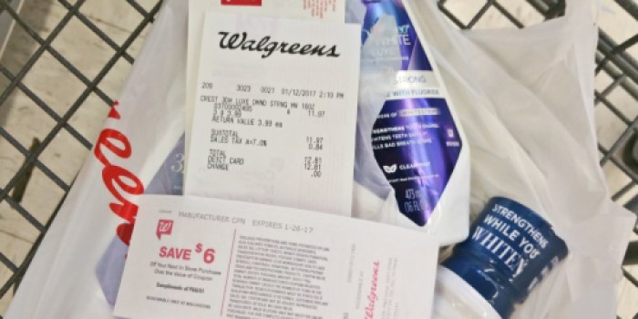 Walgreens: Free Crest Toothpaste & 49¢ 3D White Mouthwash After Register Rewards