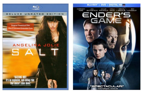 Salt Blu-ray, Ender's Game Blu-Ray