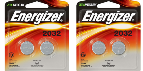 Amazon: Energizer Watch 2032 Batteries 2-Pack Only $1.50 Shipped