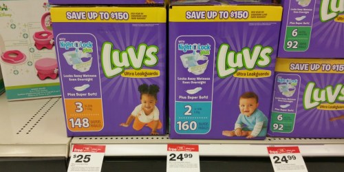 Target: Luvs & Huggies Diaper Super Packs Only $11.99 Each (After Gift Cards)