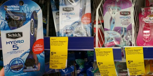 Walgreens: Schick Hydro Disposable Razors ONLY $1.99 After Register Reward (Regularly Up to $12.99)