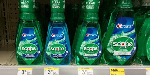 Walgreens: Crest with Scope Mouthwash Just 85¢ Each After Rewards (+ 50% Off Holiday Cosmetics)