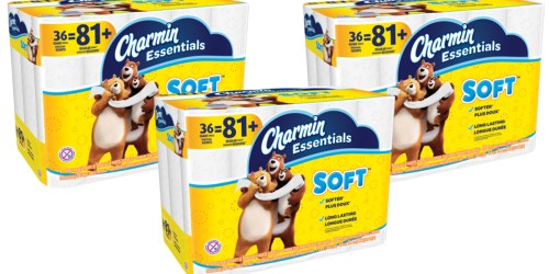 Staples: Charmin Bath Tissue 36 GIANT Rolls Only $10.99 (Regularly $19.99) & More