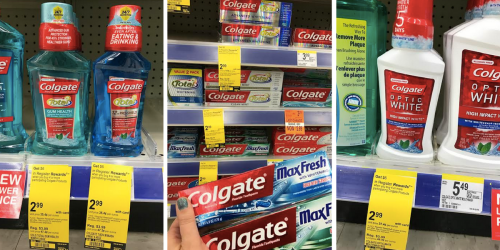 Walgreens Shoppers! Colgate Mouthwash ONLY 74¢ Each After Rewards + More