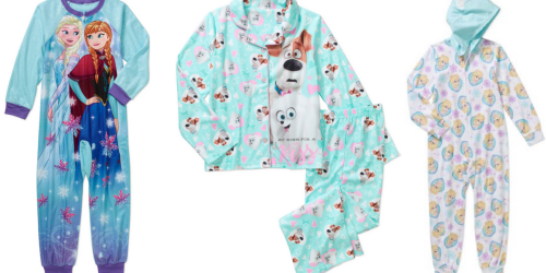 Walmart.online: Girls Character Pajamas Starting at Only $4.50 (Regularly $13.74+)