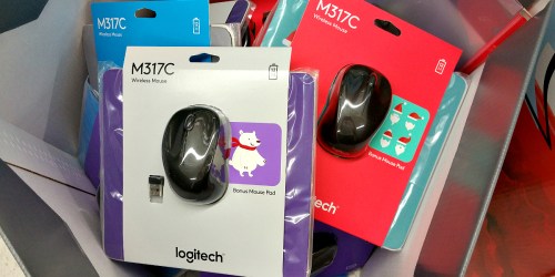 Staples: Logitech Wireless Mouse w/ Bonus Holiday Mouse Pad Just $7 (Reg. $29.99) – In Store Only