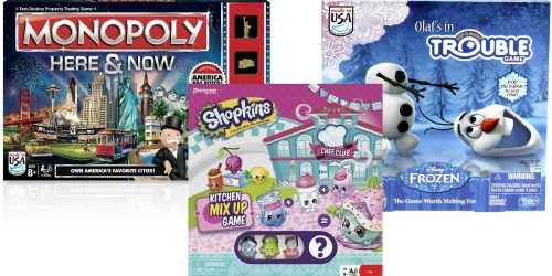 ToysRUs.online: $5 Board Games (Monopoly Here & Now, Shopkins Kitchen Mix Up & More)