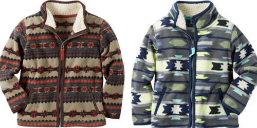 JCPenney.online: Boys Carter’s Fleece Jackets Only $7.49 (Regularly $34) – Today Only