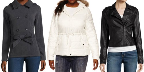 JCPenney.online: Extra 20% Off Select Items = Juniors Belted Fleece Jackets Only $15.19 (Regularly $52)