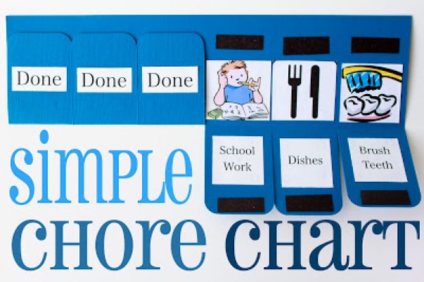 Simple DIY Chore Chart