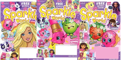 Sparkle World Magazine One Year Subscription Only $12.99 (Awesome Gift For Ages 4-8)