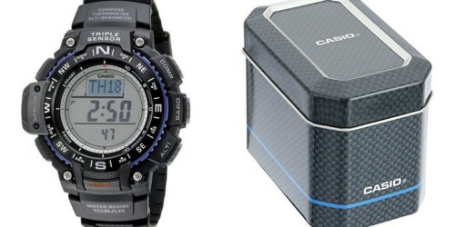 Amazon: Men’s Casio Triple Sensor Digital Watch Only $49.97 Shipped (Regularly $130)