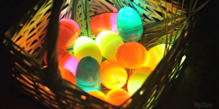 Glow in the Dark Easter Eggs Using Flameless Tea Light Candles