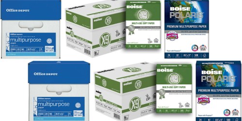 Office Depot/OfficeMax: Paper Reams Only 80¢ Each (After Bonus Rewards )