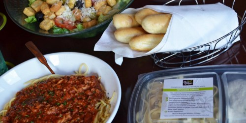 Olive Garden: Buy One & Take One Offer is Back (TWO Entrees ONLY $12.99 Total)