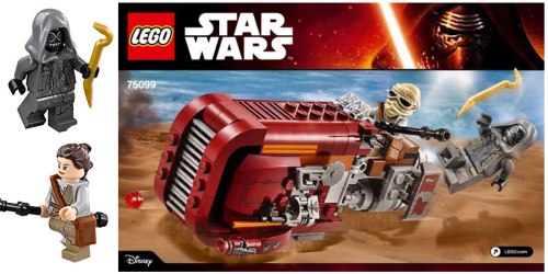 Walmart.online: LEGO Star Wars Rey’s Speeder Kit Just $10.76