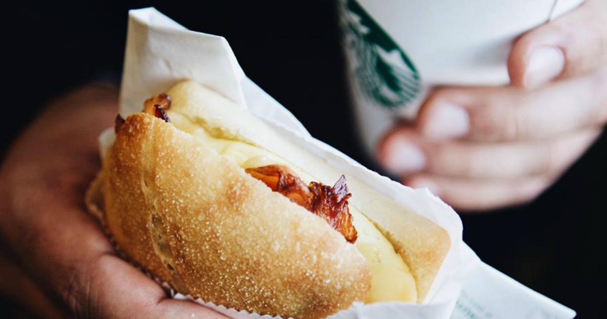 Image result for hip2save breakfast sandwich starbucks