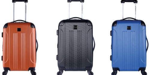 Travelers Club Luggage 20″ Expandable Hardside Suitcase Only $29.99 Shipped (Reg. $102)