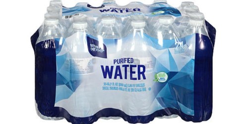 Kmart.online: 24-Pack of Smart Sense Purified Water Only $1.50