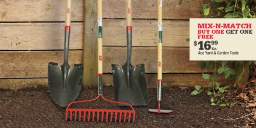 Ace Hardware: Buy 1 Get 1 FREE Garden Tools (Choose from Shovels, Rake or Hoe)