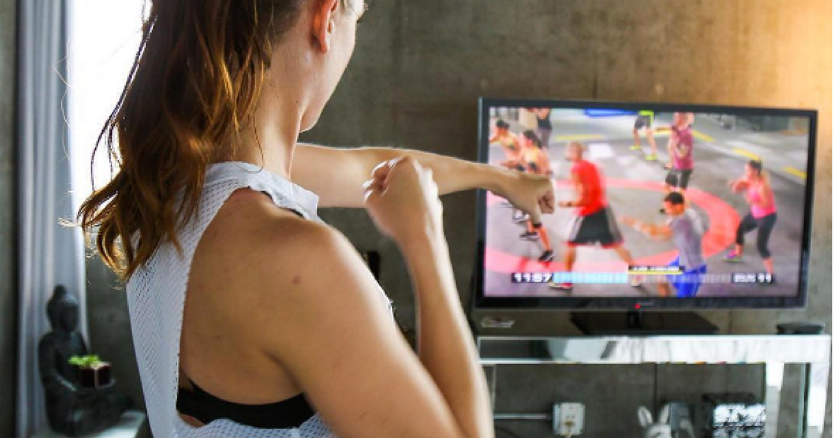 free beachbody on demand trial – exercising to the video