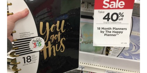 Michaels: HUGE Savings on The Happy Planner (As Low As $9.59 Each) – Very Highly Rated