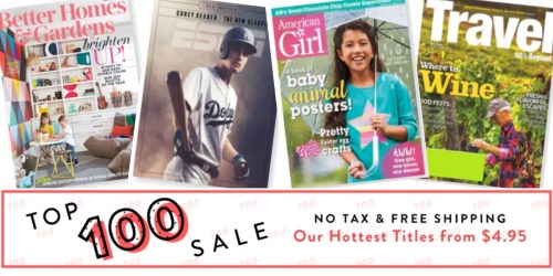 Top 100 Magazine Sale: Save On ESPN, American Girl & More