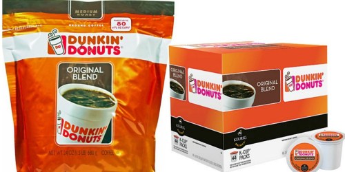 Office Depot/OfficeMax: Dunkin’ Donuts K-Cups Just 34¢ Each