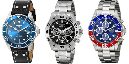 Amazon: 90% Off Men’s Invicta Watches = Invicta Men’s Specialty Quartz Stainless Steel Watch Only $42.99